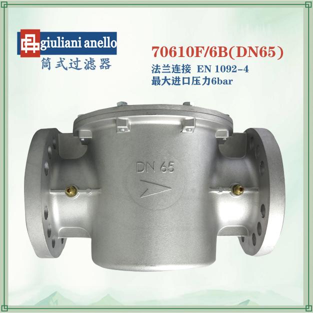 70610F/6B意大利giuliani anello筒式过滤器DN65铸铝材质